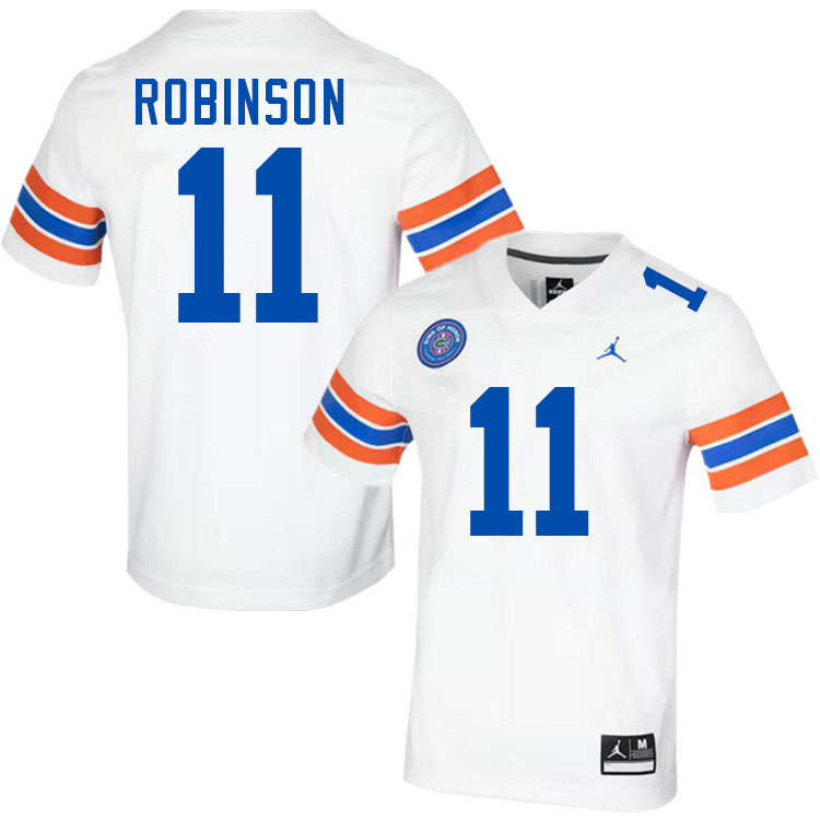 Demarcus Robinson Florida Jersey,Florida Gators #11 Demarcus Robinson Jersey Youth-Retro White